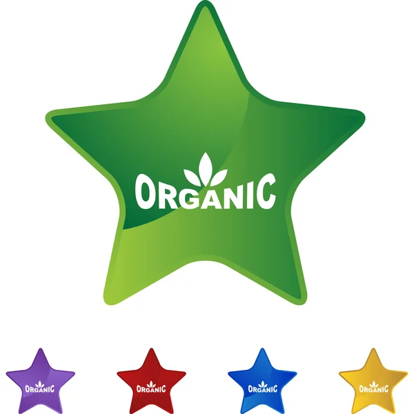 Botão web orgânico —  Vetores de Stock