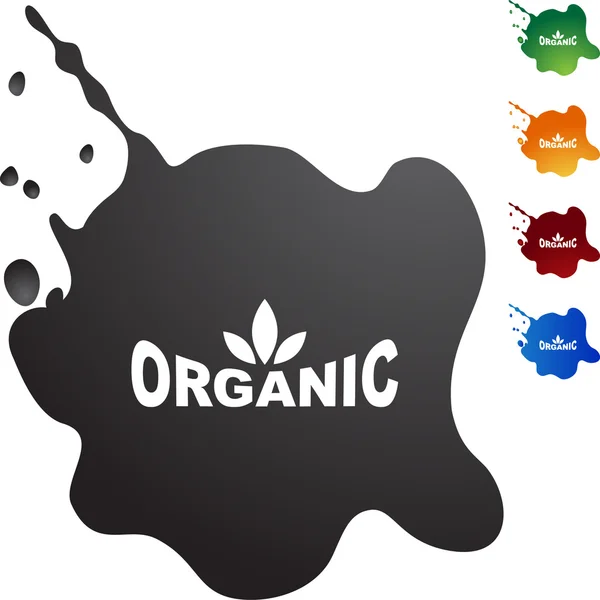 Przycisk web organicznych — Wektor stockowy