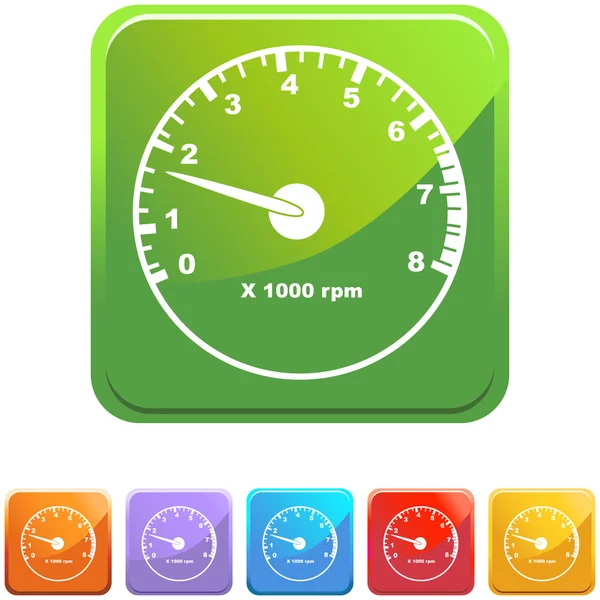转速表 web 图标 — 图库矢量图片