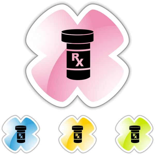 Medication web icon — Stock Vector