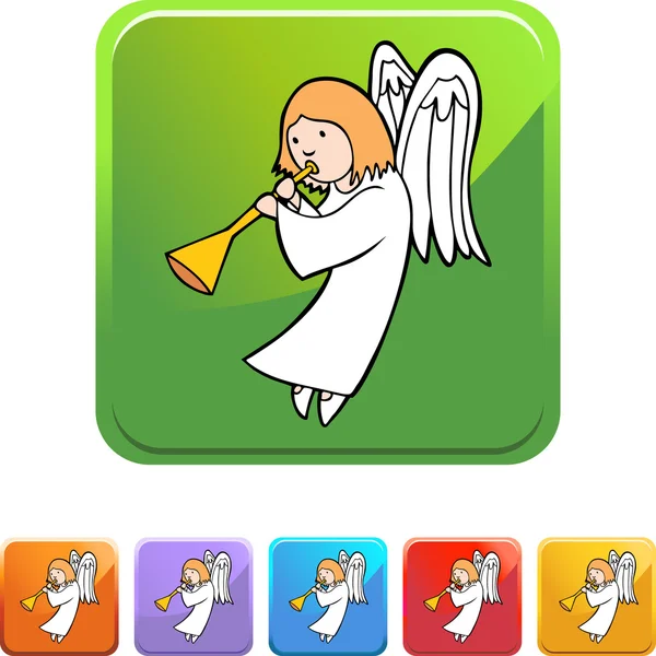 Angel web pictogram — Stockvector