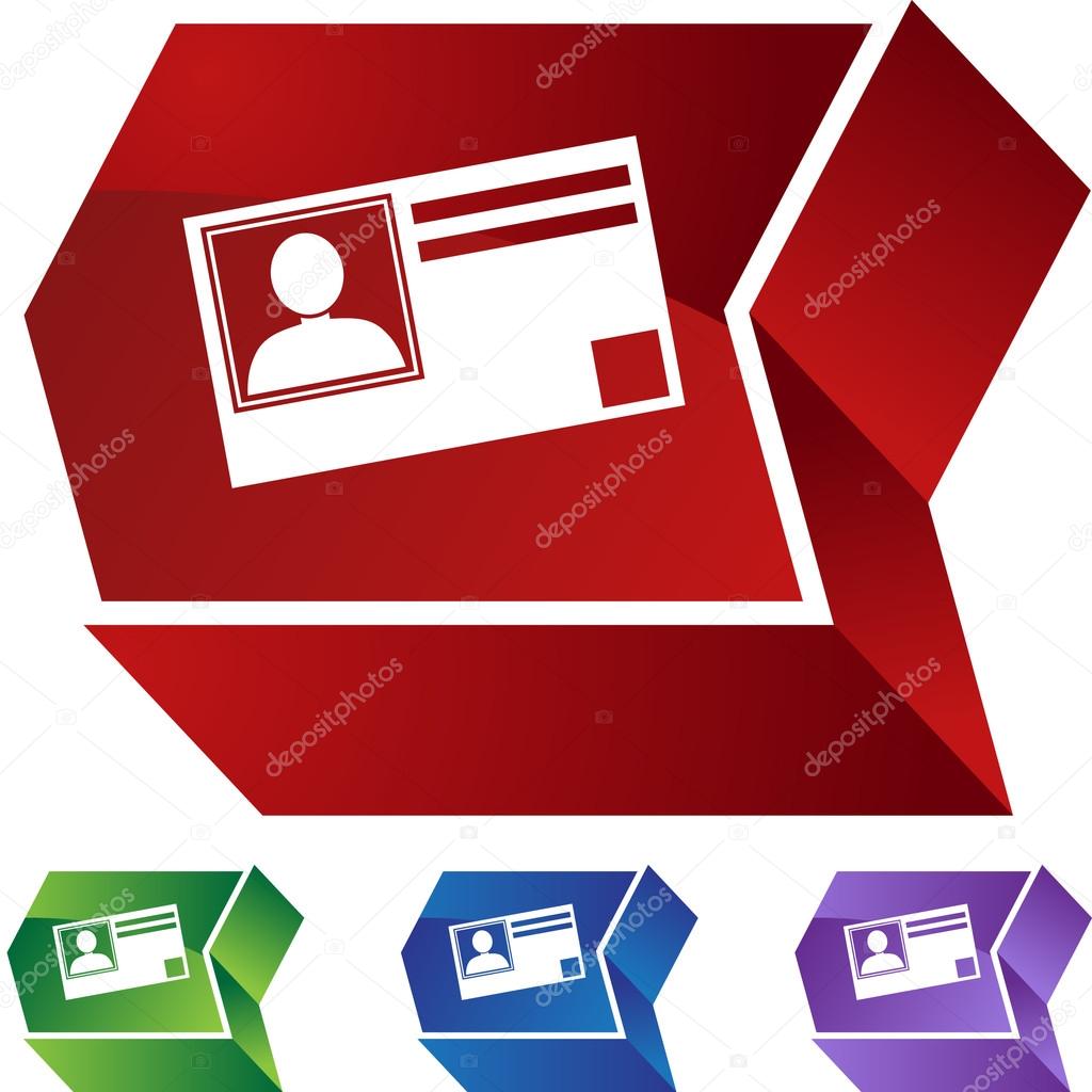 Identification Card web button