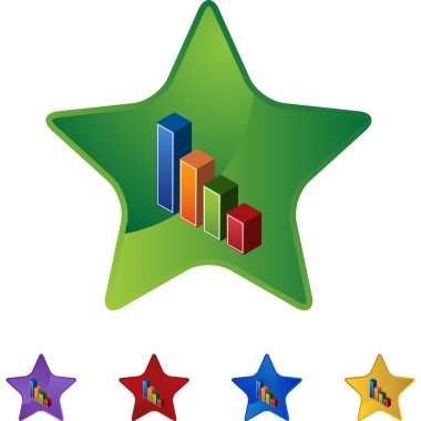 Çubuk grafik web düğmesi