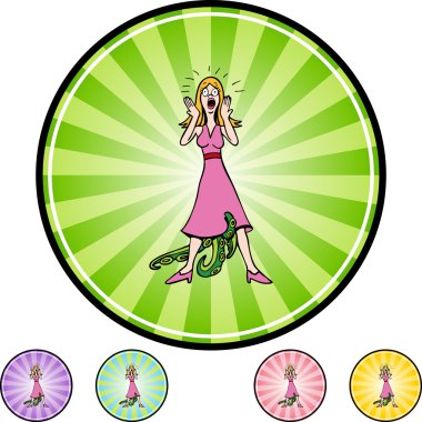 Cinsel yolla bulaşan hastalıklı kadın