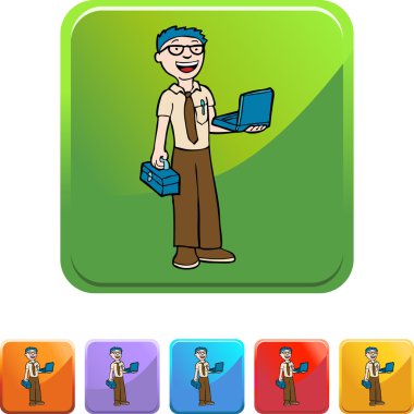 Bilgisayar onarım web simgesi