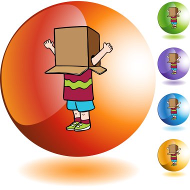 Kutusu çocuk web simgesi