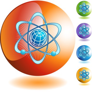 Atom kutsal kişilerin resmi düğme