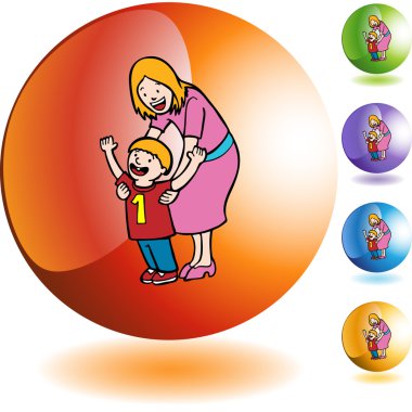 Yürümeye başlayan çocuk web simgesi