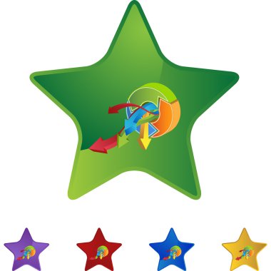 İşlem grafik web düğmesini