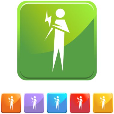 Kol ağrısı olan bir adam.