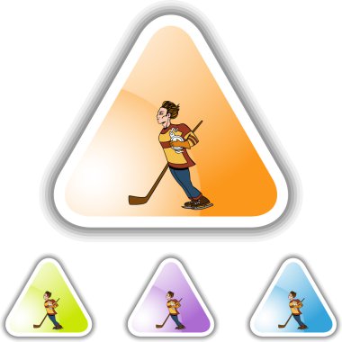 Hokey oyuncu simgesi