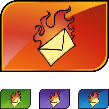 Acil e-posta Icon set