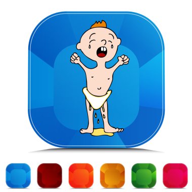 Islak bebek bezi Gemstone düğmesini sızıntı ayarla