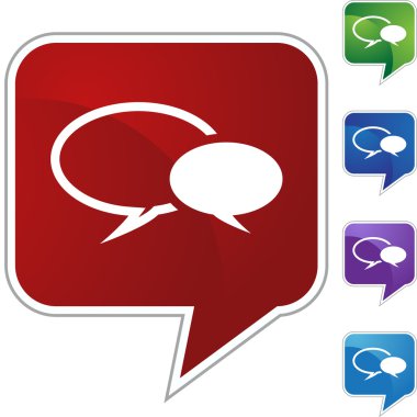 Konuşma Icon set