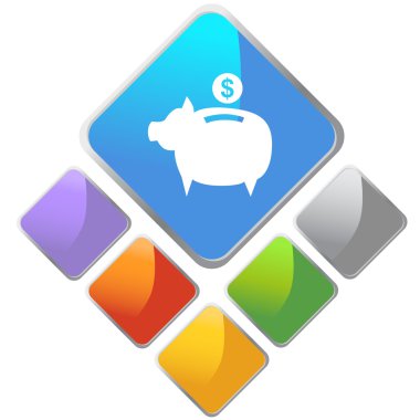 Para banka web simgesi