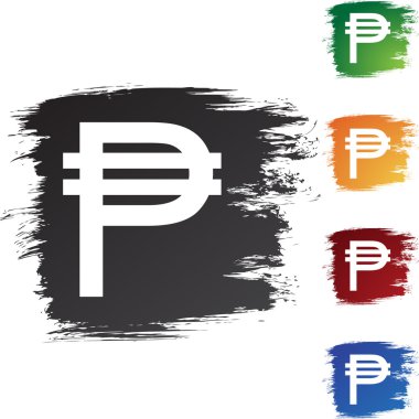 Pezosu para birimi web düğmesini