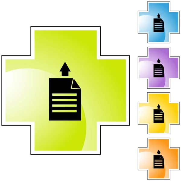 Paper Printing Direction — Stock Vector