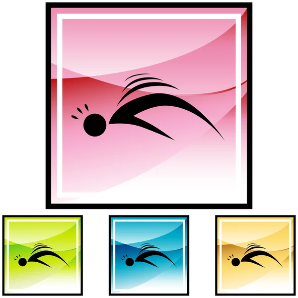 Saisie icône web — Image vectorielle