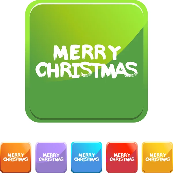 Christmas web icon — Stock Vector