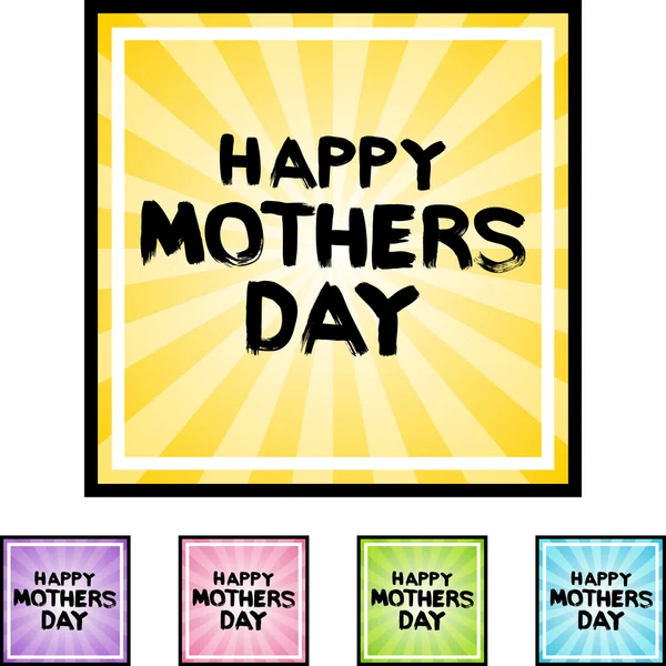 Šťastné matky den ikona — Stockový vektor