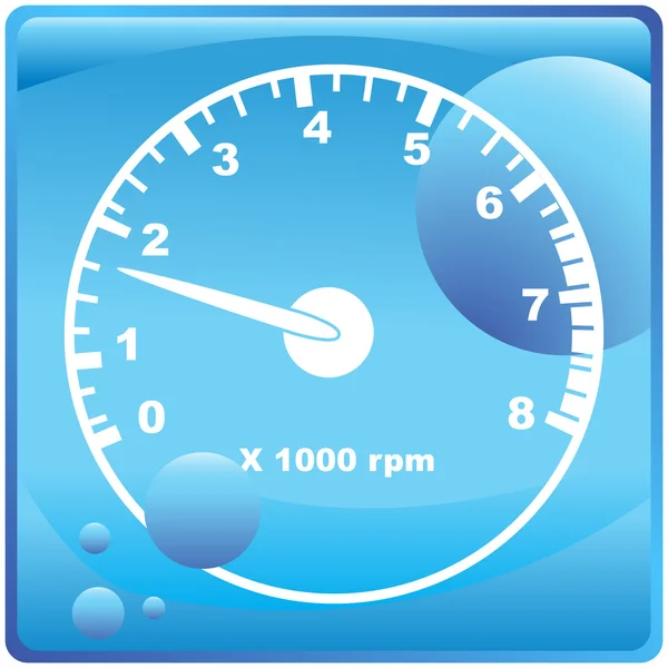 Tachometer web icon — Stock Vector