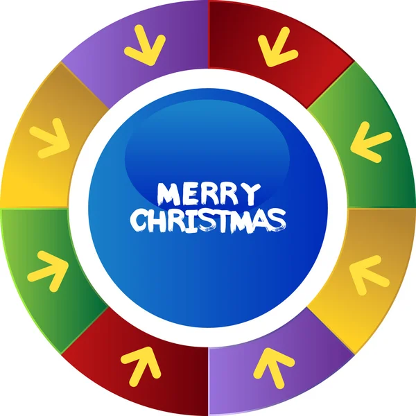 Kerstmis web pictogram — Stockvector