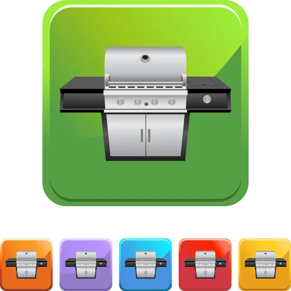 Grill web Icon — Stock vektor