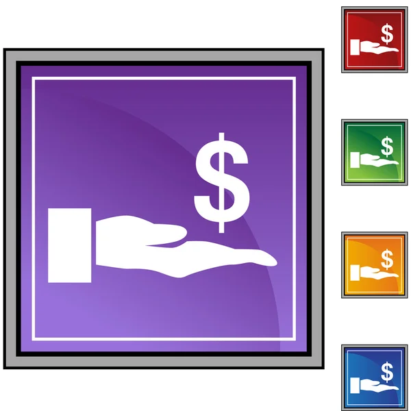 Lender web icon — Stock Vector