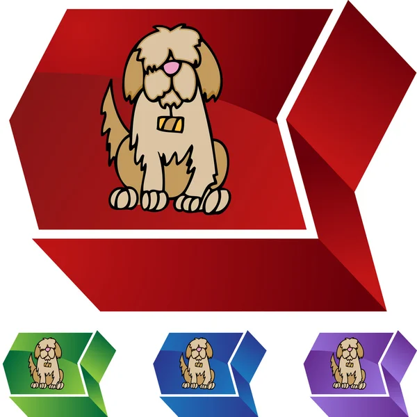 Saint Bernard web pictogram — Stockvector