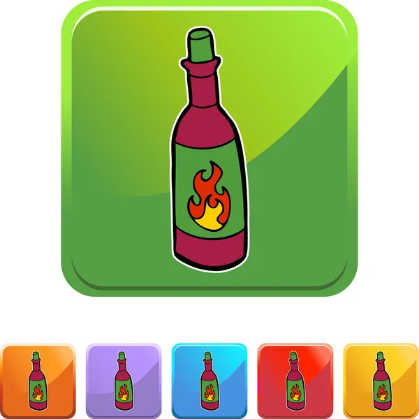 Hot Sauce web icon — Stock Vector