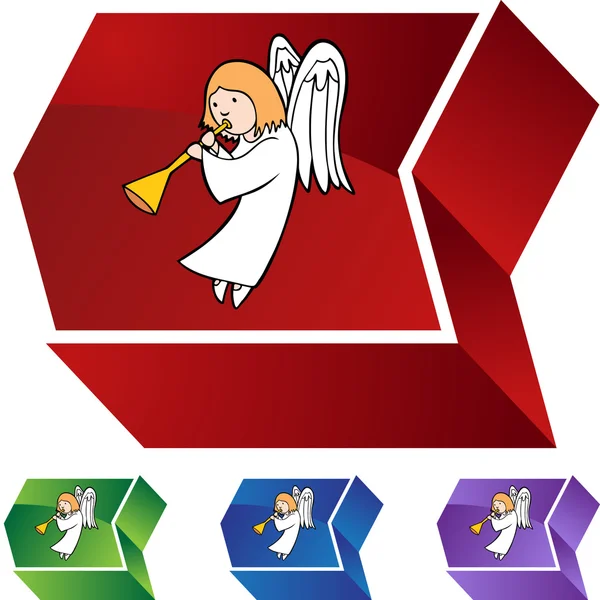 Angel web icon — Stock Vector