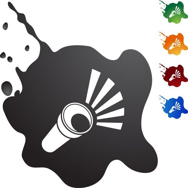 Flashlight web button