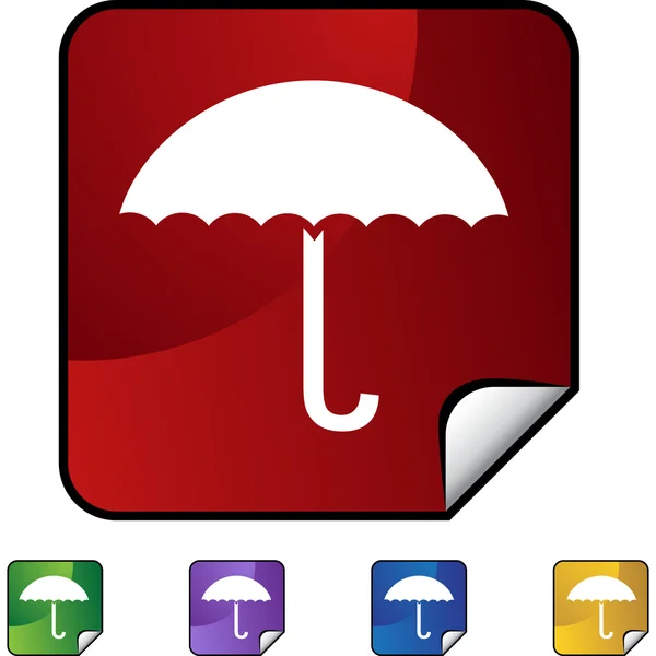 Umbrella web icon — Stock Vector