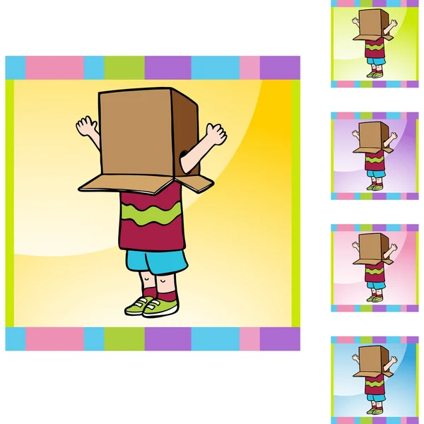 Box Boy icono web — Archivo Imágenes Vectoriales