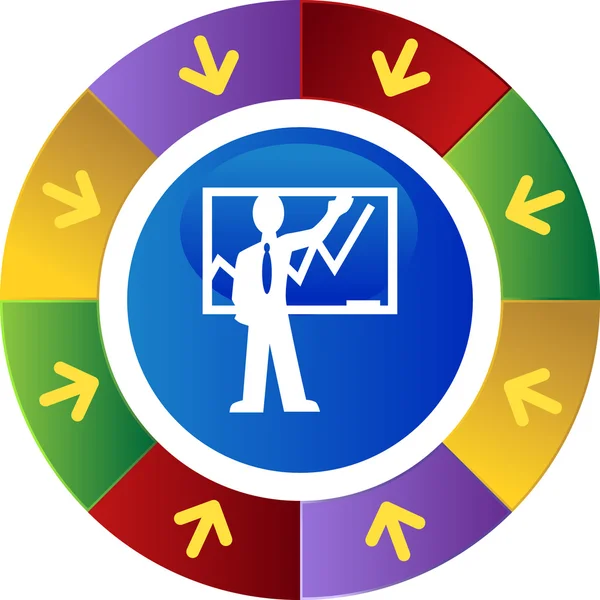 Maestro icono conjunto — Archivo Imágenes Vectoriales