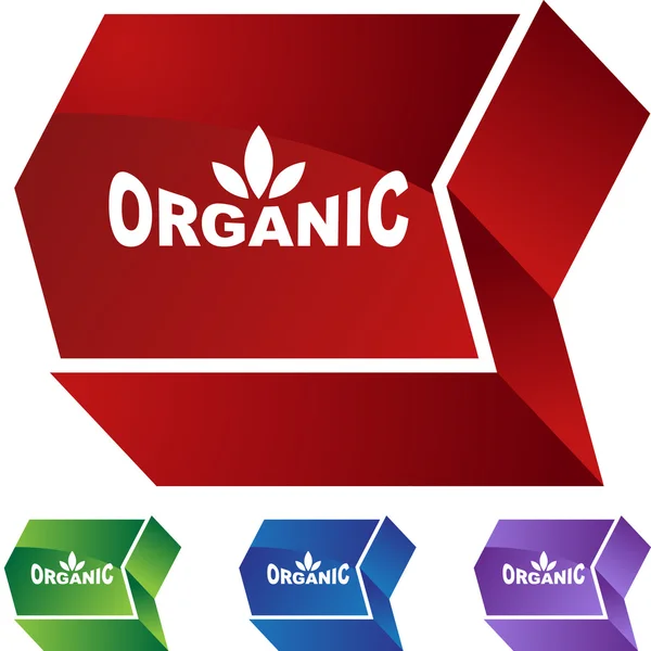 Przycisk web organicznych — Wektor stockowy