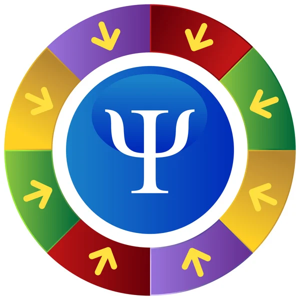 Griekse broederschap symboolpictogram — Stockvector