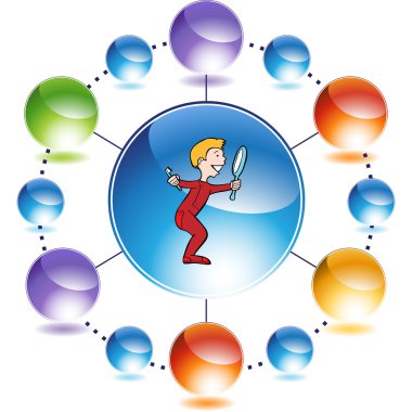 Adam dişlerini fırçalıyor.