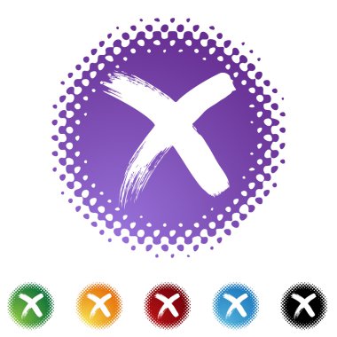 Renkli onay işareti işareti