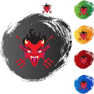 Şeytan web düğmesi