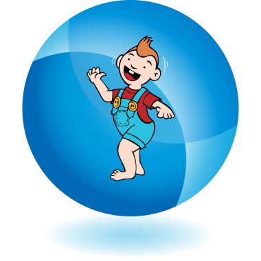 Yürümeye başlayan yürüyüş web düğmesi