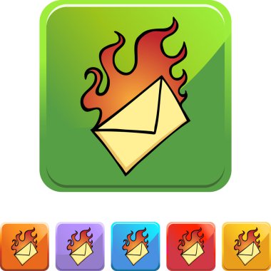 Acil e-posta Icon set