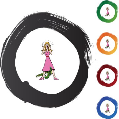 Cinsel yolla bulaşan hastalıklı kadın