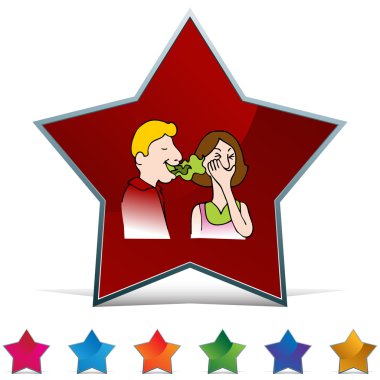 Kötü nefes düğme kümesi