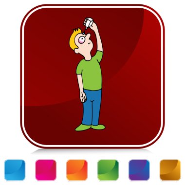 Göz damlası kullanan adam