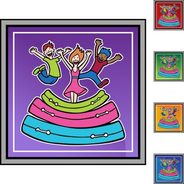 Yatak atlama web simgesi