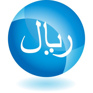 Arabistan Riyali para birimi web düğmesini