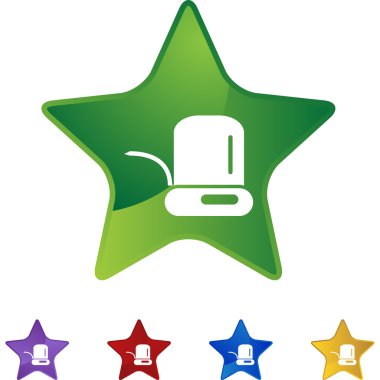 Kâğıt şerit web düğmesi