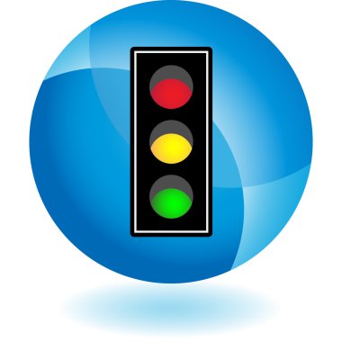Trafik ışığı web düğmesi