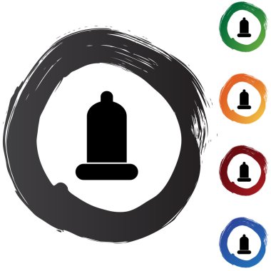 Prezervatif düğme simgesi